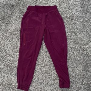 Burgundy scrubs